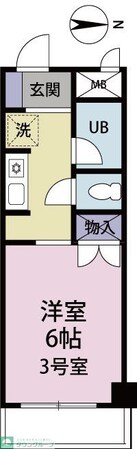 シャンブル南林間の物件間取画像